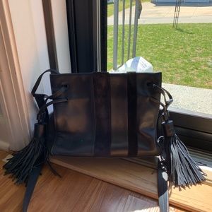 Like New All Saints Casey Crossbody with Fringe